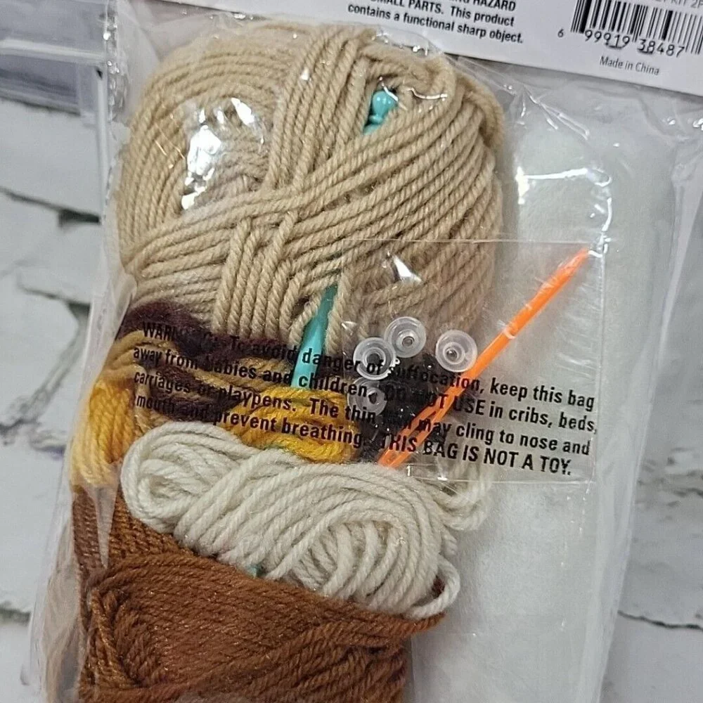 Needle Creations Harvest & Holiday Crochet Kits Owls for‎ 2 Owls New